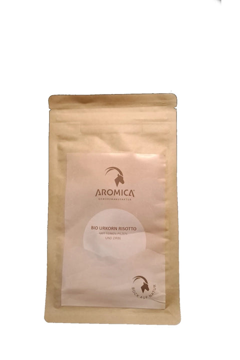 Risotto von bayrischen Reis mit heimischen Pilzen 120 g- Aromica