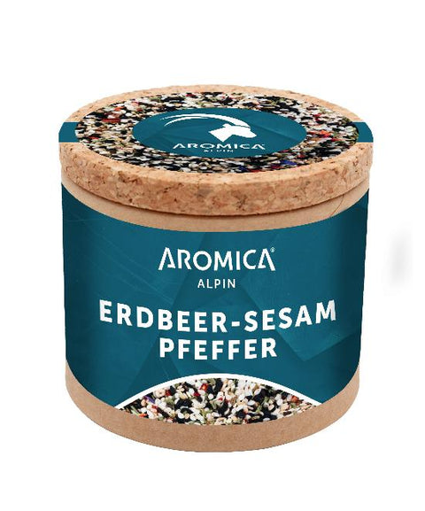 Erdbeer Sesam Pfeffer 60g - Aromica Gewürzmanufaktur