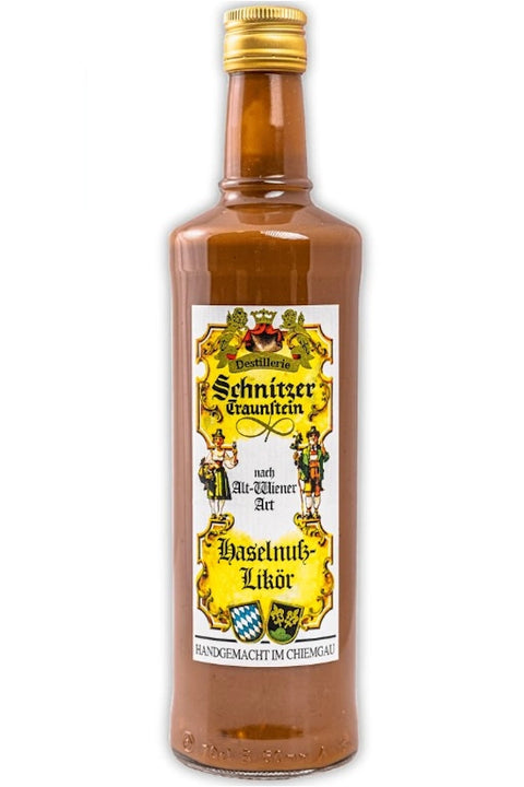Haselnusslikör von Destillerie Schnitzer – verschiedene Größen: 100, 350 & 700 ml.